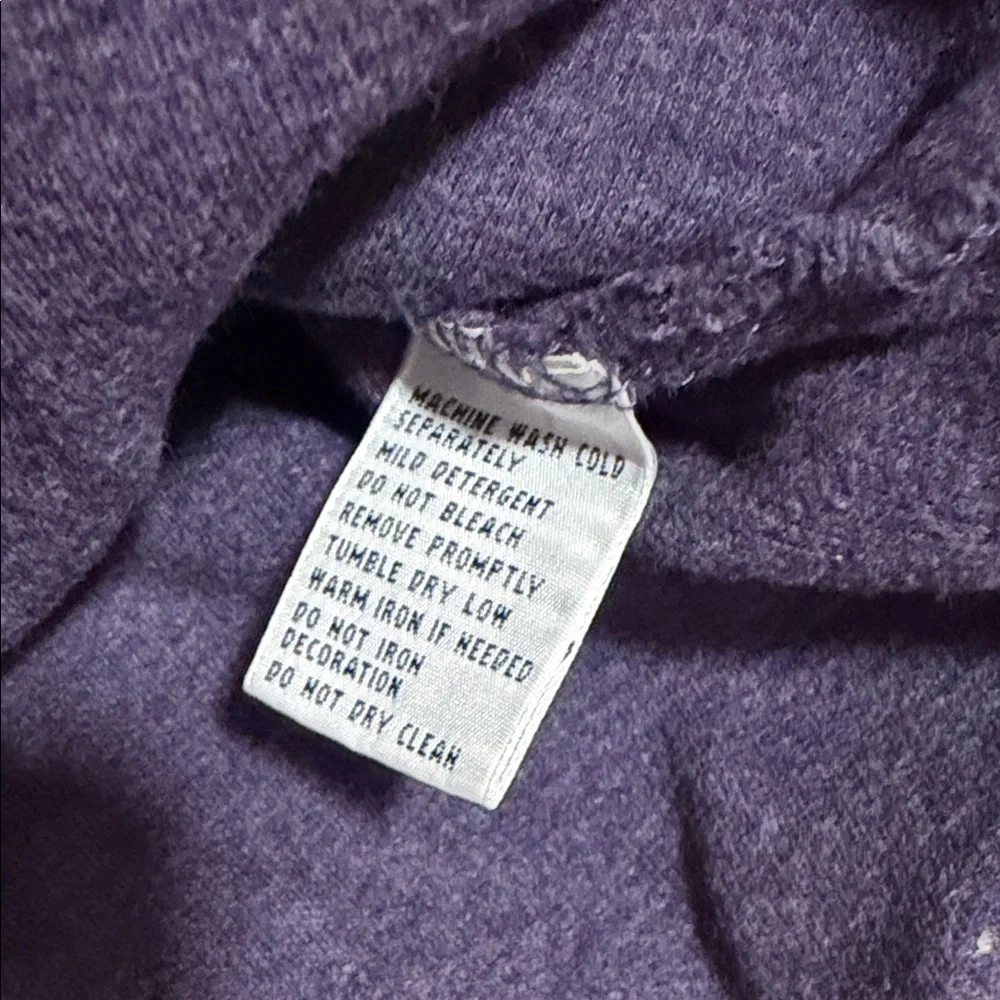 Vintage Polo Ralph Lauren Sweatshirt Men’s Sz. L Purple 1/4 Zip Sweater Cotton